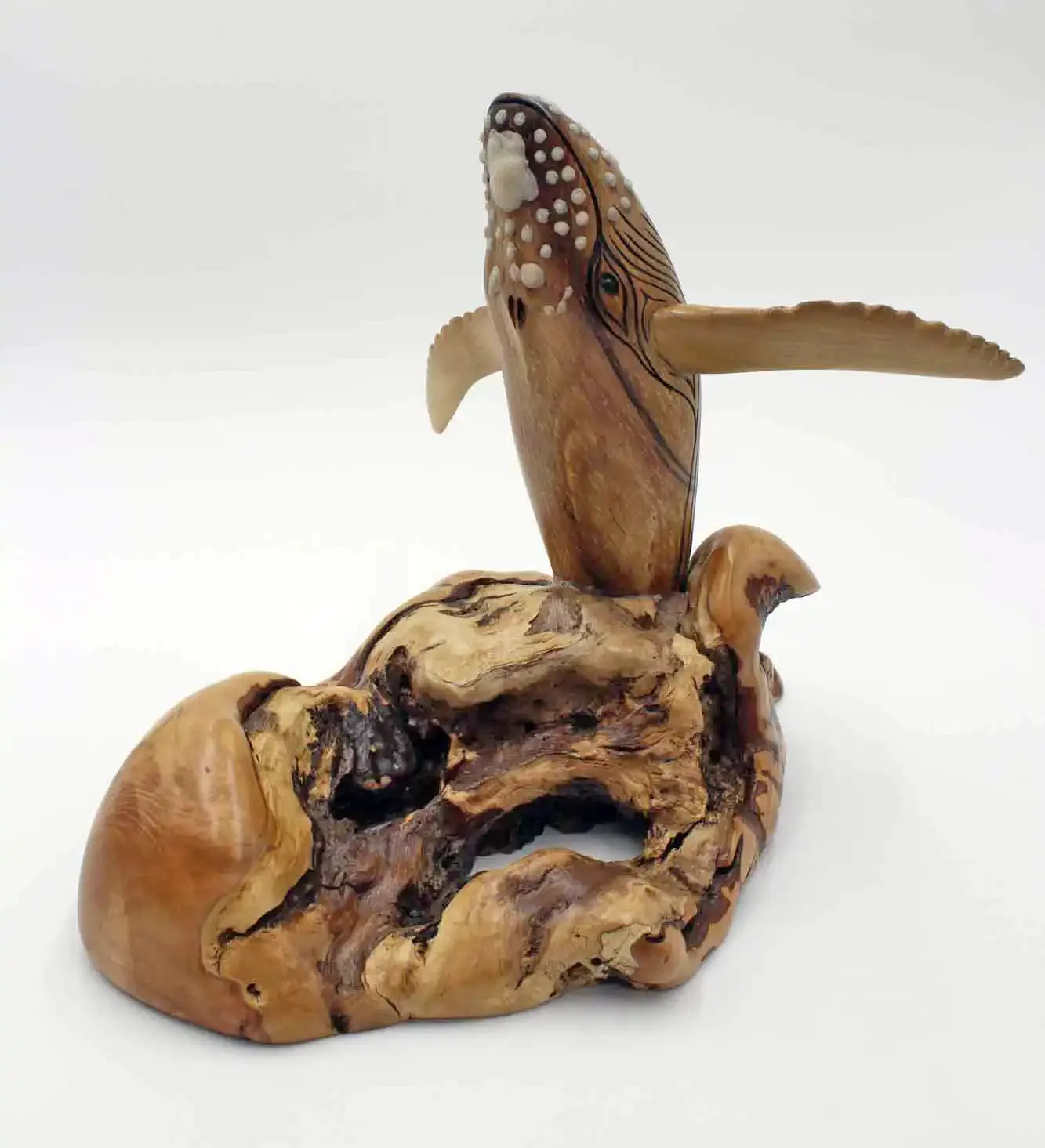 Humpback Whale woodcarving sculpture